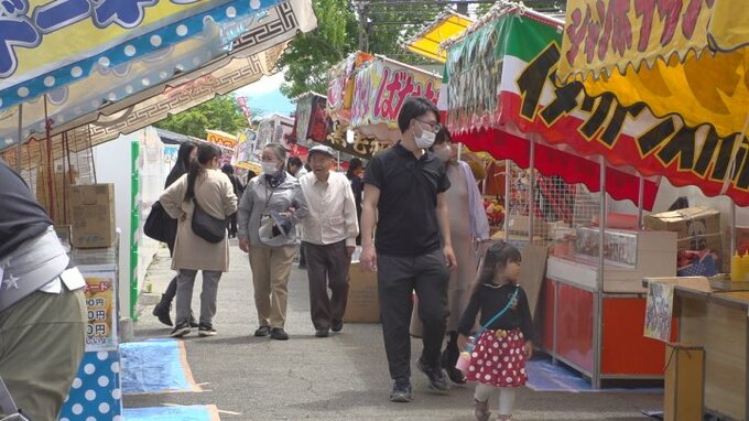 正ノ木祭はじまる　江戸時代から続く祭り　露店200軒が並ぶ　|　山梨のニュース | ＵＴＹテレビ山梨