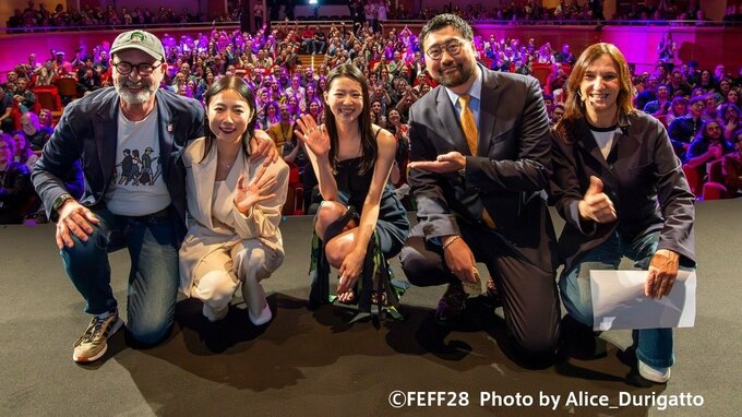 【 MEGUMI 】プロデュース映画「FUJIKO」が伊ウディネ映画祭で5分間の大喝采　「人生最高の一日」　観客による最高賞は現地時間5月2日発表|TBS NEWS DIG