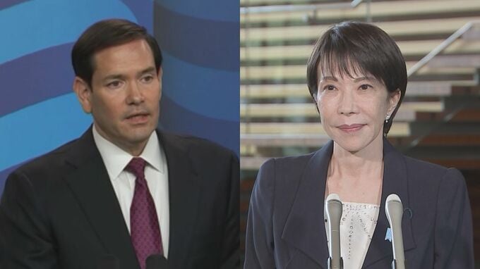 米国務長官　高市新総理に祝意「日米同盟をさらに強化し共通の目標実現に協力」
