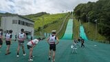 「思ったより坂が急できつい」スキーのジャンプ台を駆け上がるレース行われる　岩手・八幡平市　|　IBC NEWS | IBC岩手放送