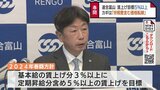 連合富山 賃上げ目標5%以上 カギは「労務費含む価格転嫁」2024春闘方針 | 富山のニュース|天気・防災|チューリップテレビ