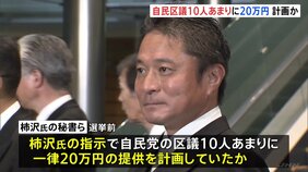 柿沢未途衆議院議員の指示で自民区議に一律20万円提供を計画か　東京・江東区長選挙めぐる公職選挙法違反事件|TBS NEWS DIG
