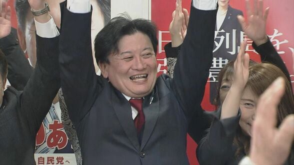 速報　北海道12区　当選確実となった武部新氏（自民・前）喜びの声　|　北海道のニュース｜HBC北海道放送
