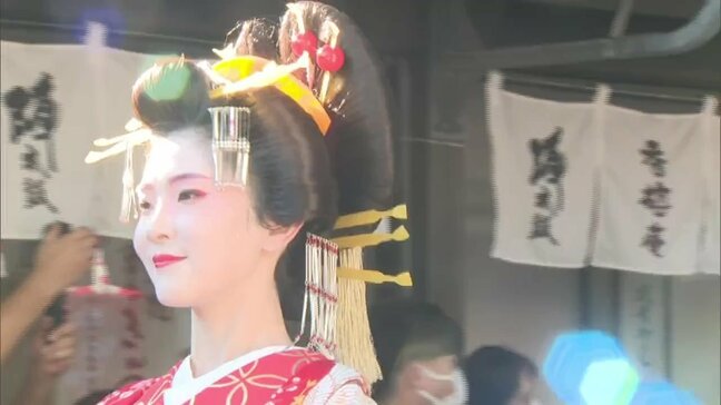息をのむような〝花魁道中〟 熊本城坪井川園遊会 秋の宴　|TBS NEWS DIG