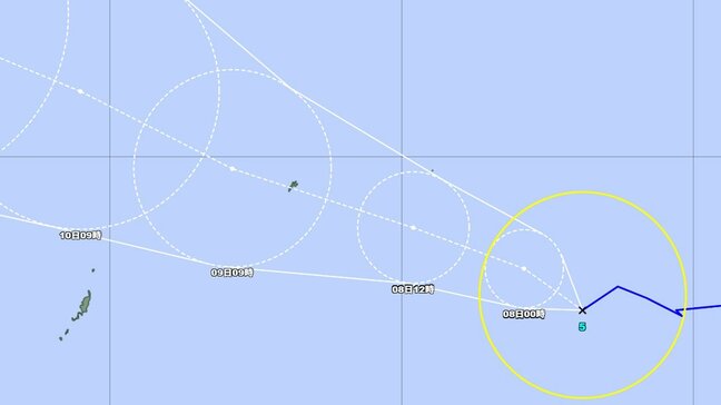 【台風情報】台風5号(ハグピート)の今後はどうなる？　このあとの勢力と進路を詳しく　最大瞬間風速30メートル予想　今後の全国の天気を画像で　気象庁|TBS NEWS DIG
