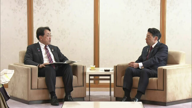 「中央の目安上回る引き上げを」”最低賃金の引き上げ”めぐり赤沢大臣が福岡県に要請|TBS NEWS DIG