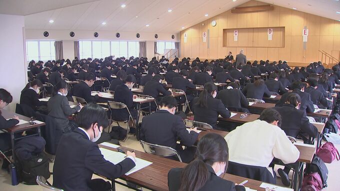 大分県内ほとんどの私立高校で推薦入試　大分東明に約3000人が受験　|　大分のニュース｜OBS NEWS｜大分放送