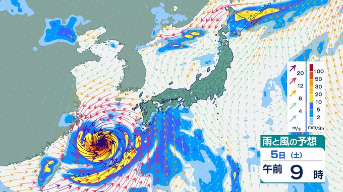 【台風6号】沖縄にかなり接近へ　九州・本州に近づくおそれも　気象庁・アメリカ・ヨーロッパ予報機関の進路予想は？【8月5日にかけての雨風シミュレーション】|TBS NEWS DIG