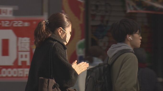 「中から3枚着てます。あとこの上着」今季一番の冷え込みの沖縄　奥では10℃を下回る|TBS NEWS DIG