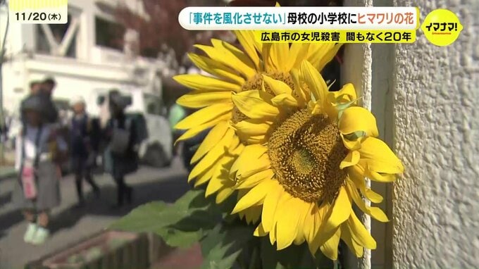 「風化させないということと、命の大切さを知ってほしい」木下あいりちゃん事件からもうすぐ２０年　ひまわりを母校に贈呈　広島市安芸区|TBS NEWS DIG