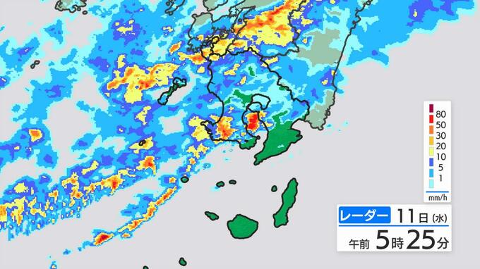 梅雨前線が九州南部に停滞、朝は激しい雨のおそれ　総雨量は平年ひと月の８割に　鹿児島|TBS NEWS DIG