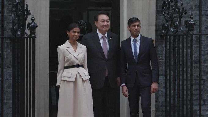 尹大統領が英・スナク首相と会談　北朝鮮対抗で連携協定を締結