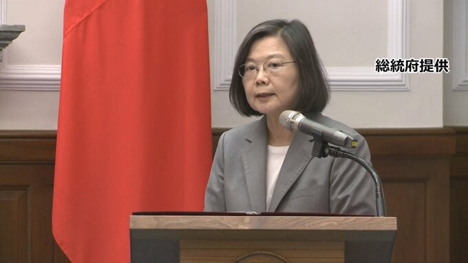 台湾・蔡英文総統 フェリーで台湾入りした国会議員らと会談 「関係深めることに尽力」安倍元首相への感謝と日本との協力関係強化を訴え|TBS NEWS DIG
