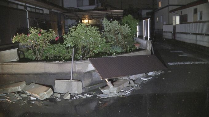 栃木・宇都宮市で住宅の塀が崩れるなどの被害相次ぐ　突風によるものか　栃木県全域に竜巻注意情報　気象庁が注意呼びかけ|TBS NEWS DIG