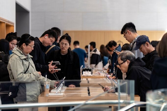 アップル、中国スマホ市場で出荷シェア首位奪還－調査会社