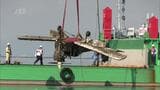 海底から小型航空機を引き揚げ　今年４月に有明海に不時着し２人死亡　|　福岡のニュース｜RKB NEWS｜RKB毎日放送