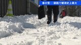 北海道で「季節外れの大雪」…釧路市で4月の観測史上最大・21センチの雪　きょうは一転暖かく落雪に注意|TBS NEWS DIG