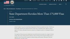 トランプ政権「安全を脅かす外国人を特定」ビザ取り消し17万件超に| TBS CROSS DIG with Bloomberg
