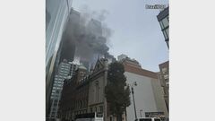 NYマンハッタンの高層マンションで火災　黒煙があがり一時騒然| TBS CROSS DIG with Bloomberg