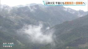 午後にも避難指示を一部解除へ　岩手・大槌町の山林火災　発生から1週間　焼損面積は これまでに1633ヘクタール|TBS NEWS DIG
