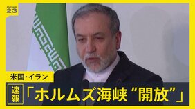 イラン外相 停戦の残り期間は「ホルムズ海峡の商船の通航は完全開放」 トランプ大統領はSNSで「ありがとう！」もイランの海上封鎖続ける考え|TBS NEWS DIG