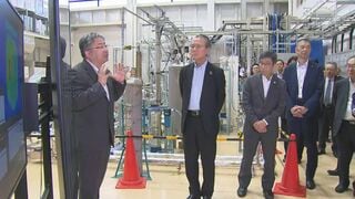 経団連・筒井会長　青森の“核燃料サイクル”“核融合”施設を視察　エネルギー政策に積極関与| TBS CROSS DIG with Bloomberg