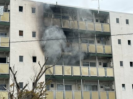 台所が燃えている」住人から通報 共同住宅で火災【長崎県佐世保市
