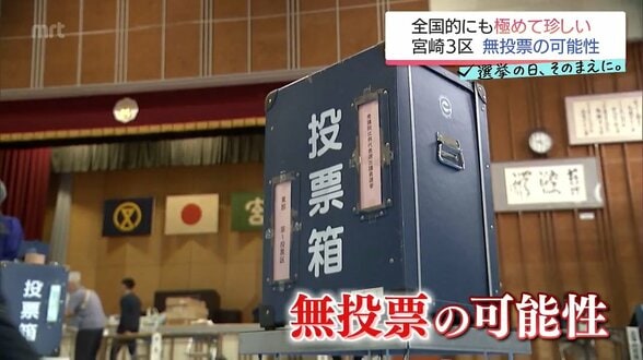 衆院選で無投票の可能性　共産など擁立断念　戦後最短の期間が影響　戦後初の事態か　宮崎３区　|　MRTニュース ｜ ＭＲＴ宮崎放送