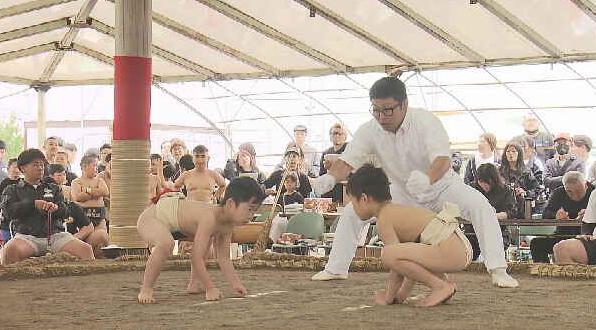 時疾風関も応援　子どもたちの相撲大会で大相撲顔負けの取り組み　宮城・登米市|TBS NEWS DIG