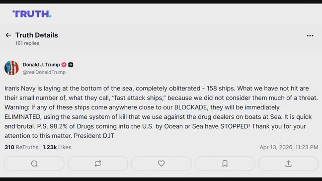 【速報】トランプ大統領「封鎖エリアに近づけば即座に排除」イラン軍の艦船に警告|TBS NEWS DIG