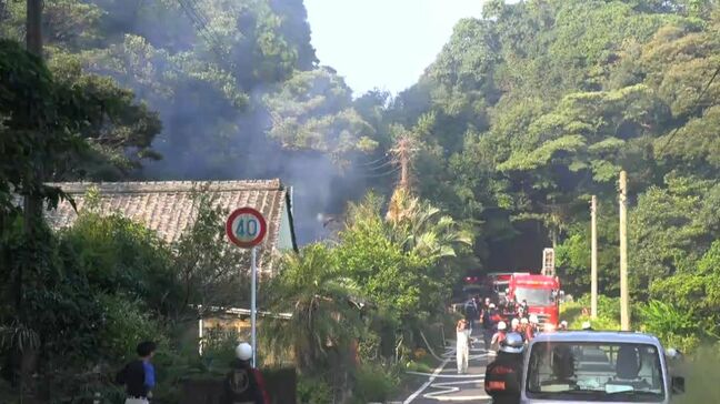 普段から物置として使用「家から煙が上がっている」錦江町で火災 木造平屋の空き家1棟全焼 鹿児島|TBS NEWS DIG