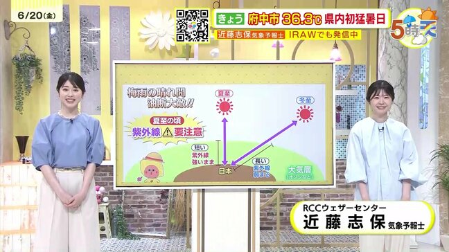 【6/21･22（土日）広島天気】土曜はくもり空　日曜は梅雨空戻る　この時期にぴったりな曲も|TBS NEWS DIG