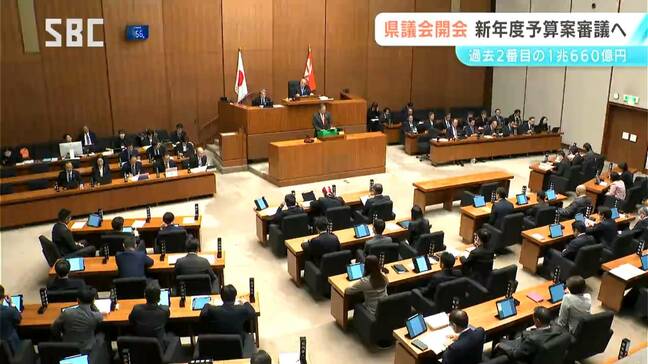 「社会の基本設計をアップデートしていくことが不可欠」2月県議会が開会 一般会計の総額1兆660億円の新年度予算案を審議 長野|TBS NEWS DIG