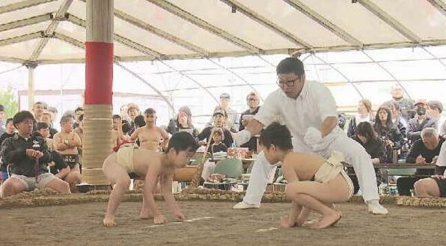 時疾風関も応援　子どもたちの相撲大会で大相撲顔負けの取り組み　宮城・登米市|TBS NEWS DIG