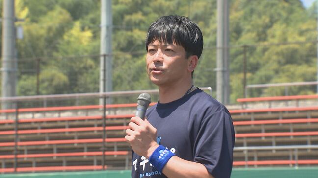 “熱男”松田宣浩さんが登場「いろんな人と触れ合って…」　中学生の野球イベントで熱血アドバイス　|TBS NEWS DIG