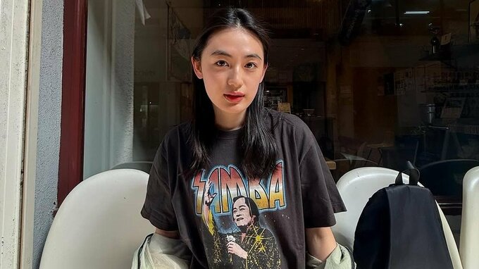 【八木莉可子】愛用のマツケンサンバTシャツを披露「元気を出したい時や　パワーが欲しい時に　いつも着ています」|TBS NEWS DIG