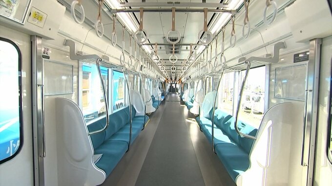 【ことでん】66年ぶりの新造車両「2000形」　1日のデビュー前に報道陣に内部公開　座席は木々や水田をイメージ【香川】|TBS NEWS DIG