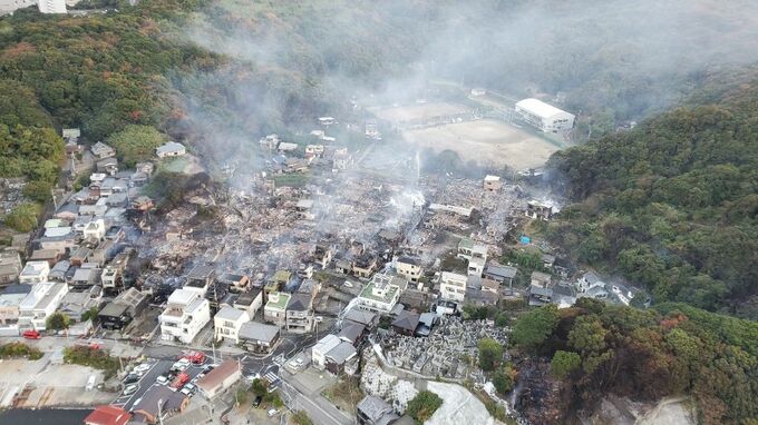 大分市佐賀関で大規模火災　住宅など170棟以上延焼中　なぜ被害拡大したのか？強風と飛び火が影響か　|　大分のニュース｜OBS NEWS｜大分放送