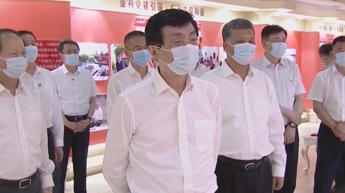 「愛国心の種まく」新疆ウイグル視察で　中国序列4位|TBS NEWS DIG