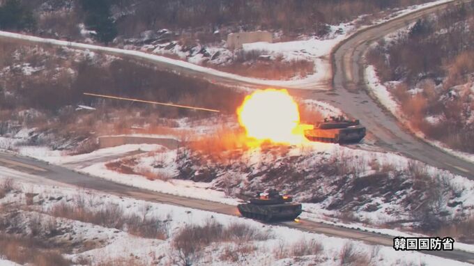 ことし初の米韓合同軍事訓練を実施　南北の軍事境界線近くで　北朝鮮は反発　ことしは「激突の危険性が最も高い年」|TBS NEWS DIG