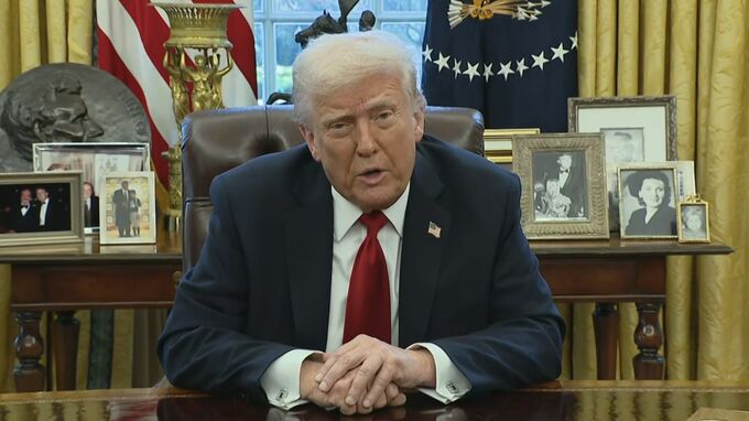 米トランプ大統領　中国がTikTok売却承認なら関税引き下げを示唆|TBS NEWS DIG