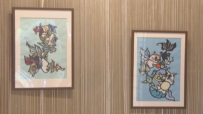 ネコ×かき氷　ネコ×金魚鉢　中学1年生のクリエイター「KENさん」が製作した涼しげなネコの切り絵　原画展を福岡県北九州市で開催|TBS NEWS DIG