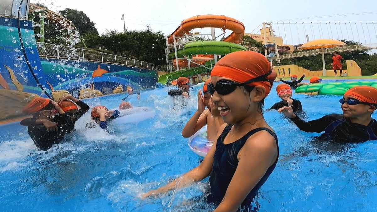 温泉湧き水プール」5日オープン 別府ケーブルラクテンチ 大分 | TBS