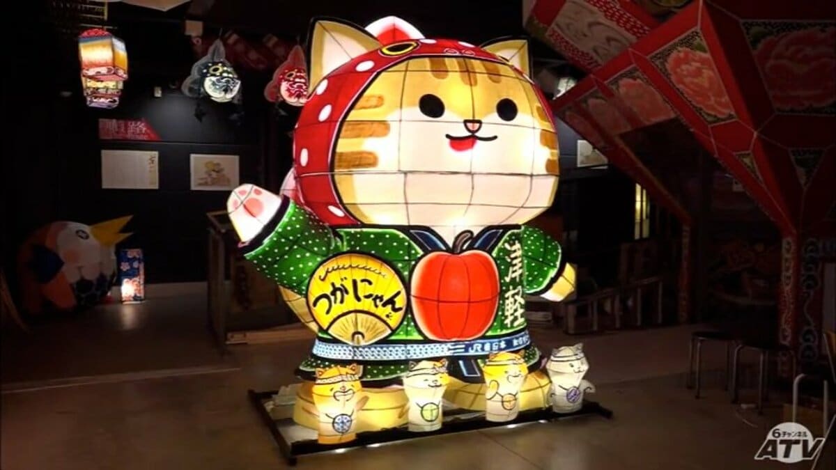 津軽を意識」つがにゃんねぶた完成！観光キャンペーンPR 青森県弘前