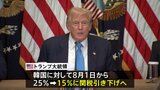 トランプ大統領「韓国と関税率15%で合意」と発表 韓国・李在明大統領「韓米同盟もさらに確固たるものになるきっかけになると期待」|TBS NEWS DIG