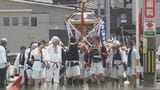 若宮八幡社で夏祭り 暑さに負けず神輿が街を巡行 大分市で今年初の猛暑日|TBS NEWS DIG