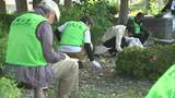 敷地の広い“旭川荘”の清掃奉仕活動に約500人が参加 岡山南ロータリークラブ【岡山】|TBS NEWS DIG