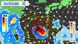 【トリプル台風情報】台風18号（ソウデル）　「非常に強い」勢力で沖縄方面へ　最大瞬間風速55ｍ/s　気象庁　【※9月3日までの雨風シミュレーション】※24日午前9時前更新|TBS NEWS DIG