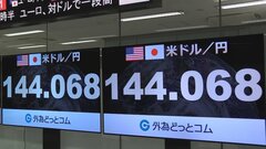【速報】一時1ドル＝144円台まで円安進む　約7か月ぶりの水準　日米の金利差が意識| TBS CROSS DIG with Bloomberg