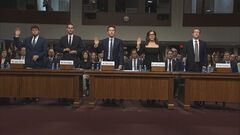 「子どもが自殺・性被害」米議会　SNS運営企業CEOを追及 「あなたたちの手は血塗られている」| TBS CROSS DIG with Bloomberg